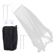 1Set Compact Opvouwbaar Tweepersoons Campingmuggennet Tent Wit