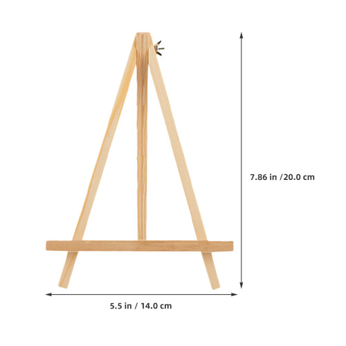 4St Tabletop Schilder- En Displaysezel Tripod Khaki 1