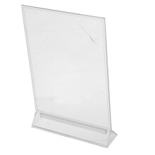 Helder Plastic Tafelmenu Houder Stevig Display Stand