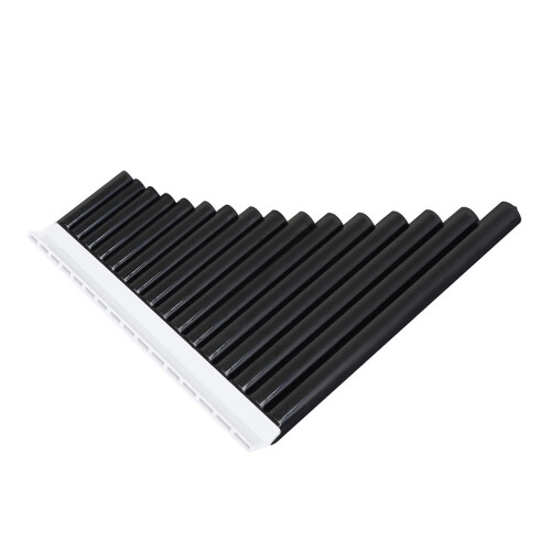1Set Draagbare Zwarte Panpipe ABS School Muziekinstrument