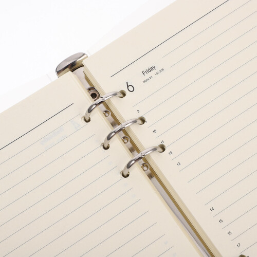 Witte Weekplanner Schrijfboek PP Duurzame Losse Bladen 2