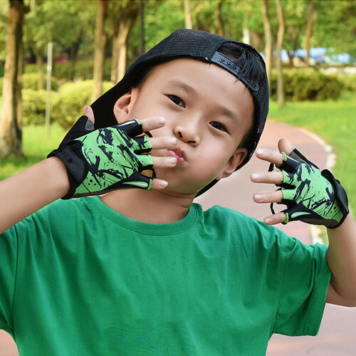 Workout Half Handschoenen Kids Schokabsorberend 2