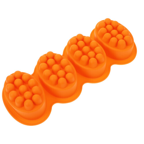 Flexibele Siliconen Mallen Massageborstel Mousse DIY 1