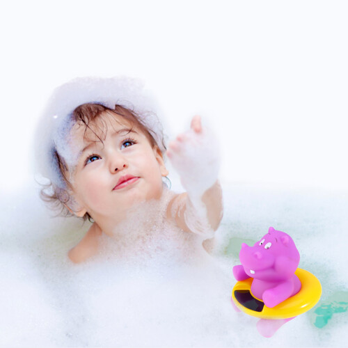 Paarse Badthermometer Baby's Veilige Water Temperatuur 2