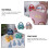 2 Stuks Kinder Sleutel Auto Speelgoed Glijdend Cartoon Model 3