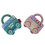 2 Stuks Kinder Sleutel Auto Speelgoed Glijdend Cartoon Model 10