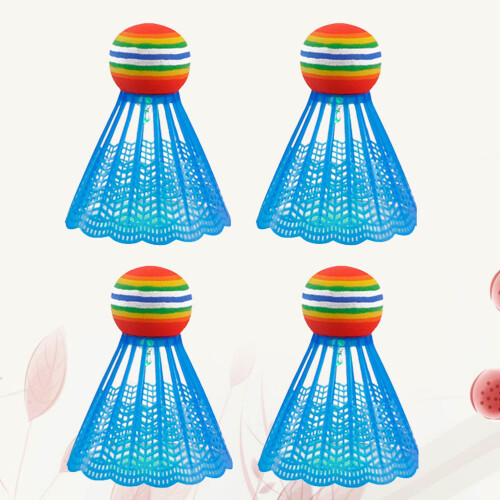 4St Speelshuttlecocks Met LED, Stevig Voor En Buiten 1