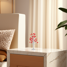 Miniature Kunstmatige IJzeren Voor Diorama Decoratie Rood