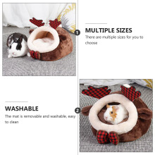 Winterhuis Warm Fleece Nest Hamster Konijn Huisdier
