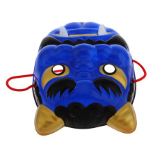 Blauwe Japanse Demon Mask Cosplay Plastic Griezelig