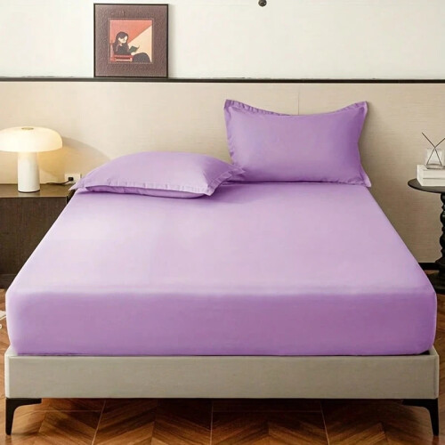 30cm Deep Pocket Fitted Sheet Mattress Protector for All Beds 90-180cm