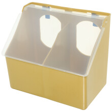 plastic kwartelvoederer multifunctionele vogelvoederbak drinkbeker