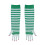 Een Paar St Patricks Day Gestreepte Lange Handschoenen Wit 1