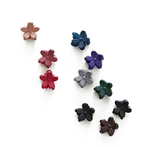 10St Mini Haarclips Acryl Haarspeldjes Diverse Kleuren