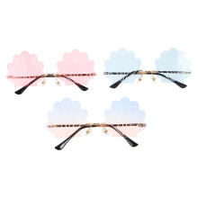 3St Vrolijke Schelpvormige Zonnebril Party & Festival Eyewear