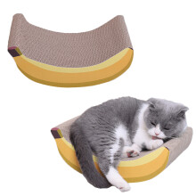 1St Kattenkrabplank Met Ontwerp Duurzaam En Kleurrijk