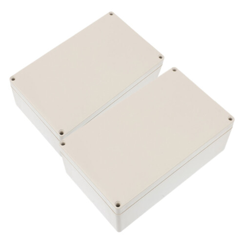 2St Plastic Waterdichte Aansluitdoos, Voor En Buiten