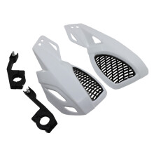 1 paar universele motorfiets handbeschermers voor motocross (wit)