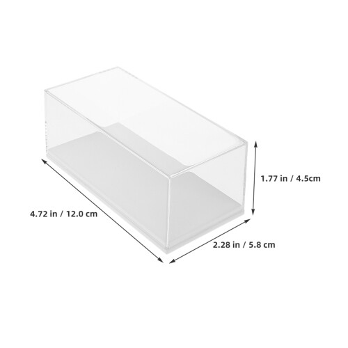 4 Stuks Transparant Kunststof Auto Model Display Doosje 1