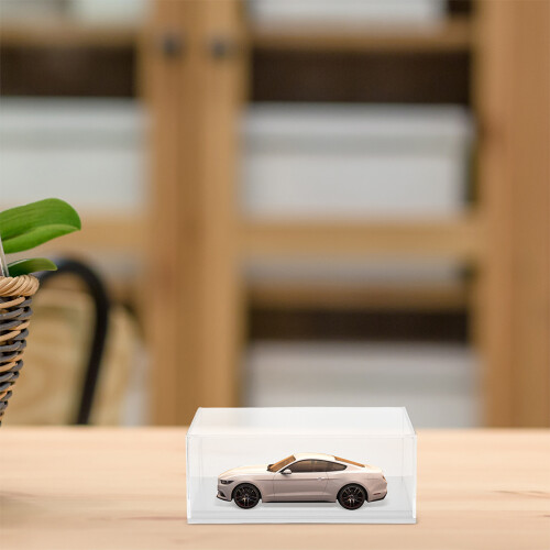 4 Stuks Transparant Kunststof Auto Model Display Doosje 2