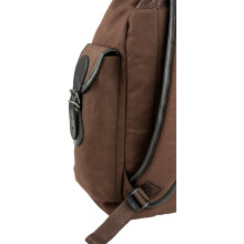 JACK PYKE Heavy Cotton Canvas Day Pack Bag Brown