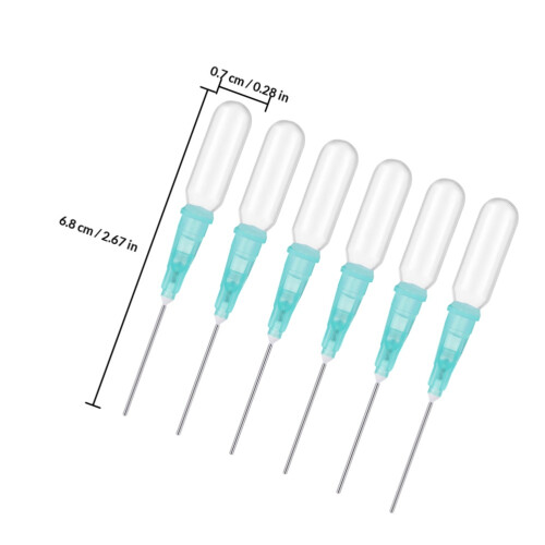 6 pipetten voor etherische oliën, parfum , transparant plastic 1