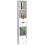 Homcom (White) HOMCOM Bookcase with Drawers Adjustable Shelf 158 cm 2