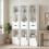 Homcom (White) HOMCOM Bookcase with Drawers Adjustable Shelf 158 cm 9