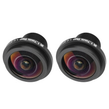 Lente de Cámara de Seguridad Ojo de Pez HD de 5 MP, 17 mm de Longitud, Lente CCTV de 185 Grados para Vigilancia de Seguridad de Alta Definición con