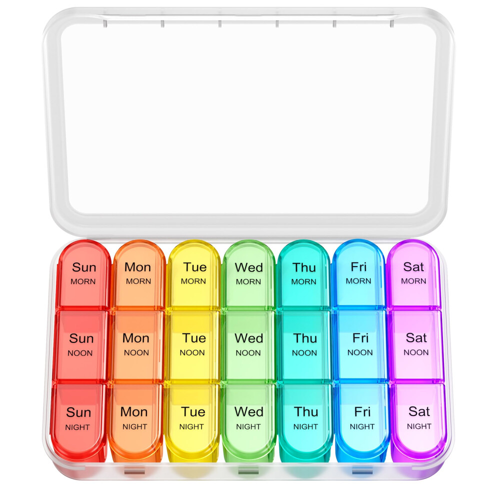Zoolion Weekly Pill Box 7 Day 3 Times A Day (Morn/Noon/Night), Daily