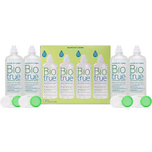 Biotrue Multi-Purpose Contact Lens Solution, 4 x 300 ml - Cushions