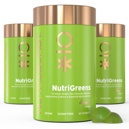Nutriburst - NutriGreens Multipack - 22 Fruits + Vegetables + Herbs +