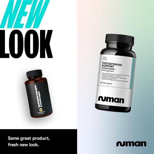 Numan Testosterone Support - Maca Root, Tribulus Terrestris, Zinc, 1