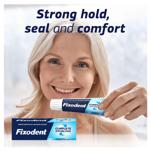 Fixodent Complete Denture Adhesive, Fresh Flavour 1