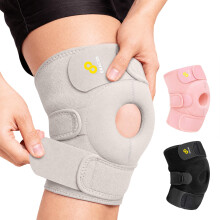 BRACOO Adjustable Compression Knee Support with Patellar Pad for Men