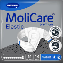 MoliCare Premium Elastic Adult Nappies – 10 Drops | High Absorbent