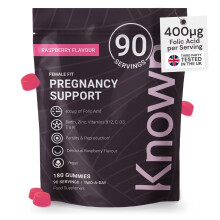 Known Pregnancy Support Multivitamin Gummies – 400µg Folic Acid – for