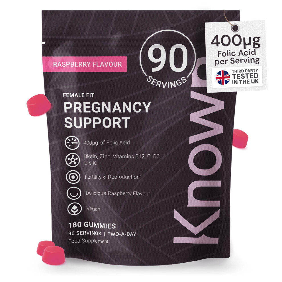 Known Pregnancy Support Multivitamin Gummies Â 400Âµg Folic Acid Â For Maternal H