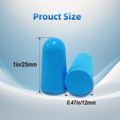 Foam Ear Plug for Sleeping, HOYIO 50 Pair 35dB Soft Earplugs for 1