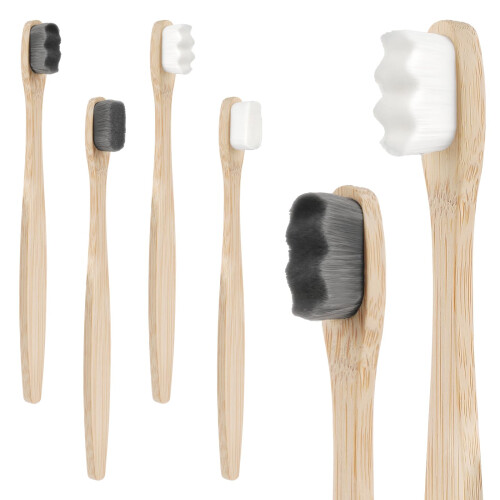 Bamboo Toothbrushes, 4 Pcs Soft Bristle Toothbrush, Eco-Friendly