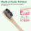 Bamboo Toothbrushes, 4 Pcs Soft Bristle Toothbrush, Eco-Friendly 3