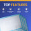 Bazaar 100 x Disposable Incontinence Bed Pads 90 x 60cm – Highly 5