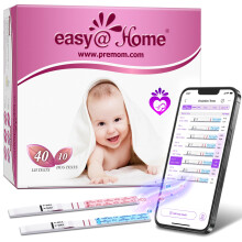 Easy@Home 40 x Ovulation Test Strips and 10 x Pregnancy Test Strips - Fertility