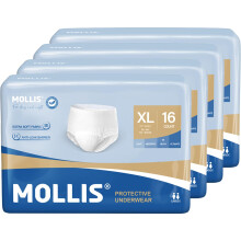 MOLLIS Incontinence Pants for Men & Women, Unisex Disposable Protective Underwea