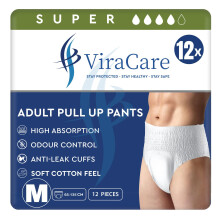 36 x ViraCare Adult Incontinence Pull Up Pants | for Unisex | Heavy