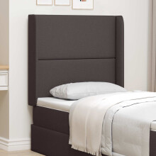 vidaXL Headboard Ear Brown 80 x 16 x 4 cm Fabric
