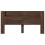 VidaXL vidaXL Storage Headboard with LED Brown Oak Engineered Wood 4
