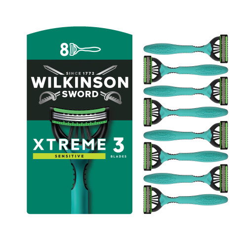 Wilkinson Sword Wilkinson Sword Xtreme 3 Sensitive Men's Disposable Razors, Great