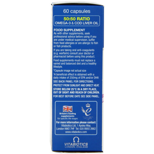 Vitabiotics Ultra Cod Liver Oil - 60 2