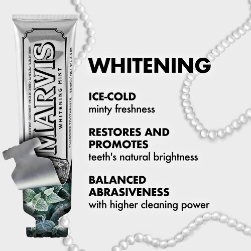 Marvis Marvis Whitening Toothpaste, Mint, 85ml, Promotes the Natural 2
